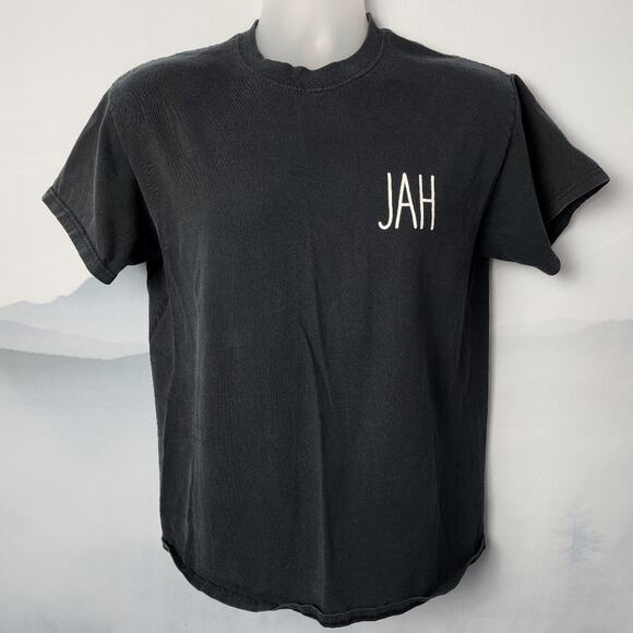 JAH Artwork Gothic "Til Death" Coffin Rose Graphic Tee | Men's Medium - Picture 3 of 7